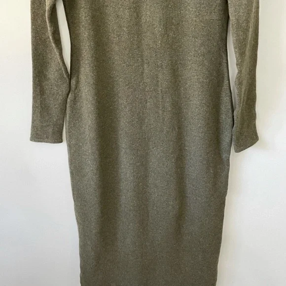 Ralph Lauren Purple Label Olive Long Sleeve Dress​